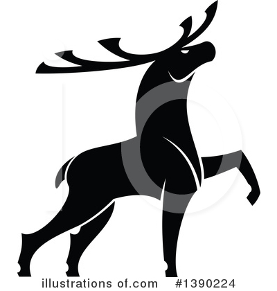 Elk Clipart #1390224 by Vector Tradition SM