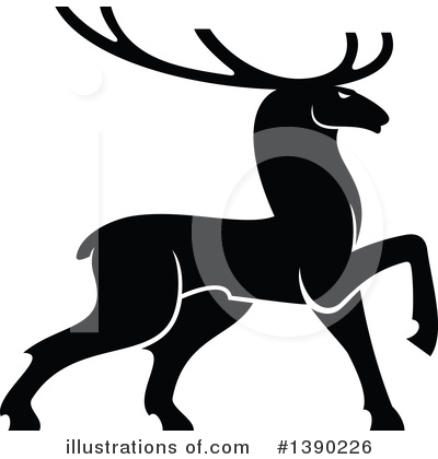 Royalty-Free (RF) Elk Clipart Illustration by Vector Tradition SM - Stock Sample #1390226