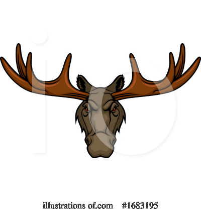 Elk Clipart #1683195 by Vector Tradition SM