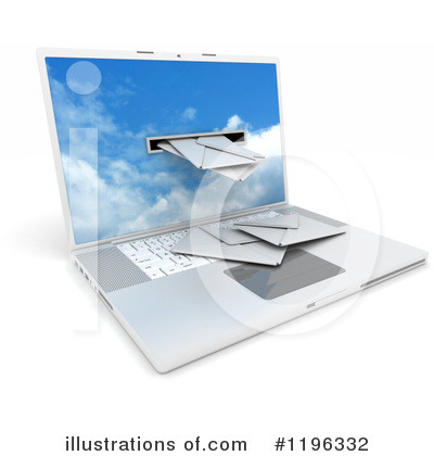 Laptop Clipart #1196332 by KJ Pargeter