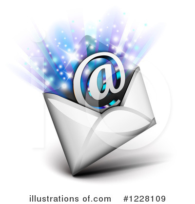 Royalty-Free (RF) Email Clipart Illustration by Oligo - Stock Sample #1228109