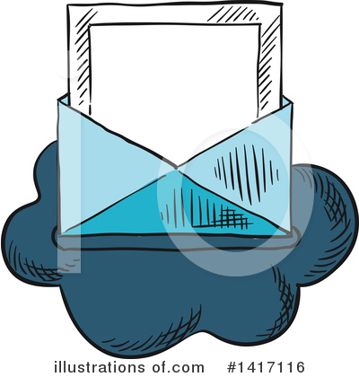 Email Clipart #1417116 by Vector Tradition SM