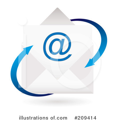 Royalty-Free (RF) Email Clipart Illustration by michaeltravers - Stock Sample #209414