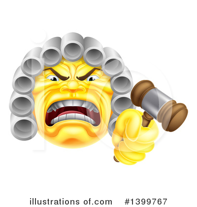 Judge Clipart #1399767 by AtStockIllustration