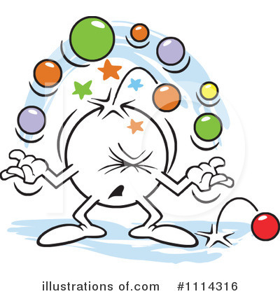 Juggling Clipart #1114316 by Johnny Sajem