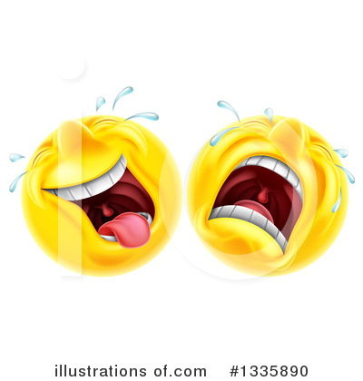 Laughing Clipart #1335890 by AtStockIllustration