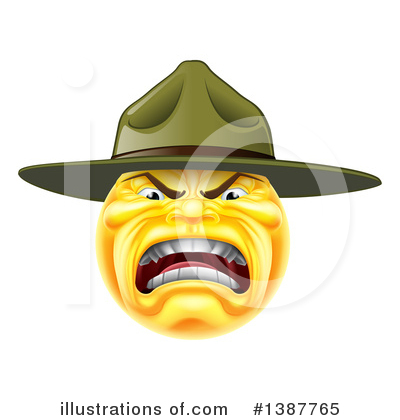 Drill Sergeant Clipart #1387765 by AtStockIllustration