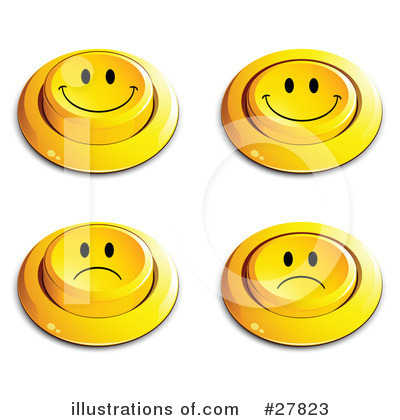 Royalty-Free (RF) Emoticons Clipart Illustration by beboy - Stock Sample #27823