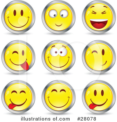 Royalty-Free (RF) Emoticons Clipart Illustration by beboy - Stock Sample #28078