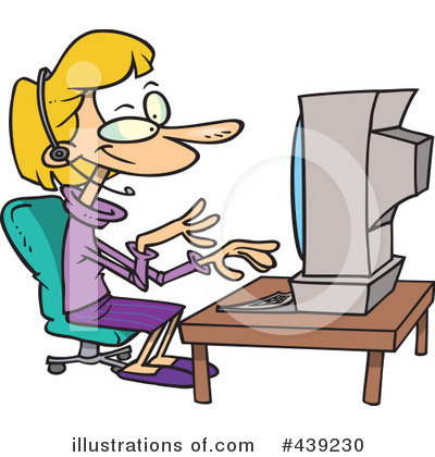 Telemarketing Clipart #439230 by toonaday