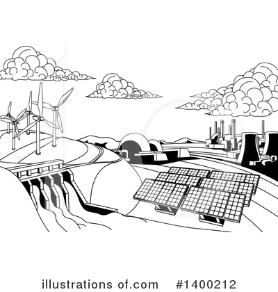 Solar Energy Clipart #1400212 by AtStockIllustration