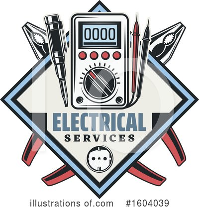 Electrician Clipart #1604039 by Vector Tradition SM