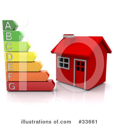 Royalty-Free (RF) Energy Rating Clipart Illustration by KJ Pargeter - Stock Sample #33661