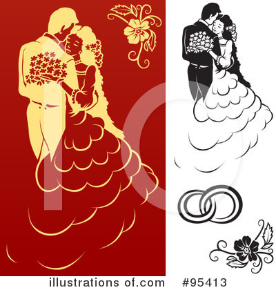 Royalty-Free (RF) Engagement Clipart Illustration by dero - Stock Sample #95413