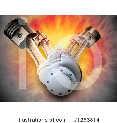 Royalty-Free (RF) Engine Clipart Illustration by Mopic - Stock Sample #1253814