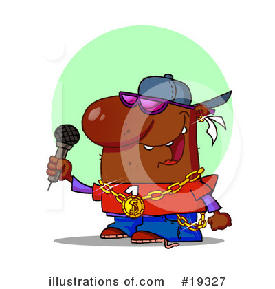 Royalty-Free (RF) Entertainer Clipart Illustration by Hit Toon - Stock Sample #19327
