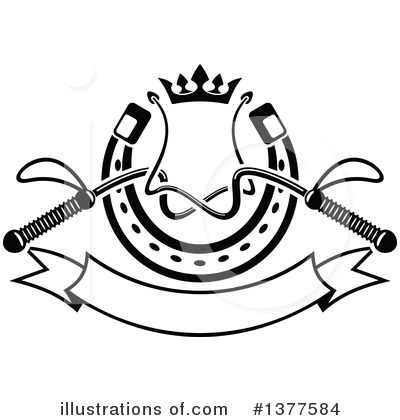 Royalty-Free (RF) Equestrian Clipart Illustration by Vector Tradition SM - Stock Sample #1377584