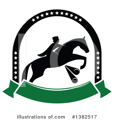 Jockey Clipart #1382517 by Vector Tradition SM