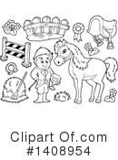 Equestrian Clipart #1408954 by visekart