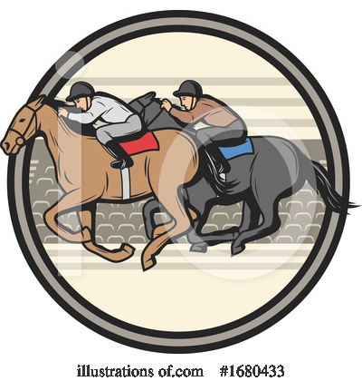 Jockey Clipart #1680433 by Vector Tradition SM