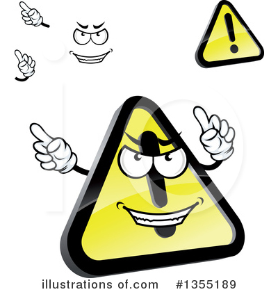 Warning Signs Clipart #1355189 by Vector Tradition SM