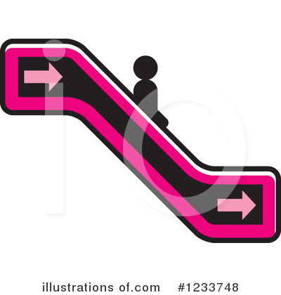 Royalty-Free (RF) Escalator Clipart Illustration by Lal Perera - Stock Sample #1233748