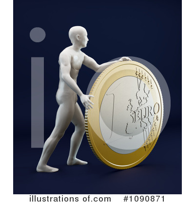 Euro Coin Clipart #1090871 by Mopic