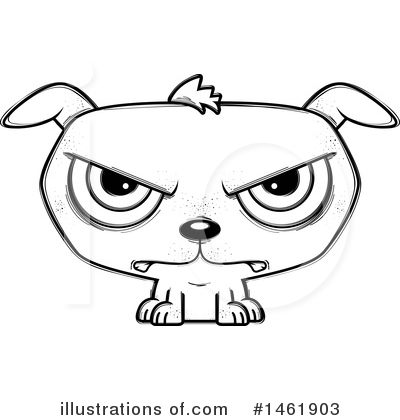 Royalty-Free (RF) Evil Dog Clipart Illustration by Cory Thoman - Stock Sample #1461903