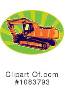 Excavator Clipart #1083793 by patrimonio