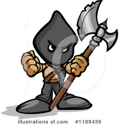 Royalty-Free (RF) Executioner Clipart Illustration by Chromaco - Stock Sample #1188439