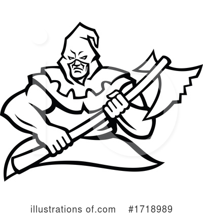 Royalty-Free (RF) Executioner Clipart Illustration by patrimonio - Stock Sample #1718989