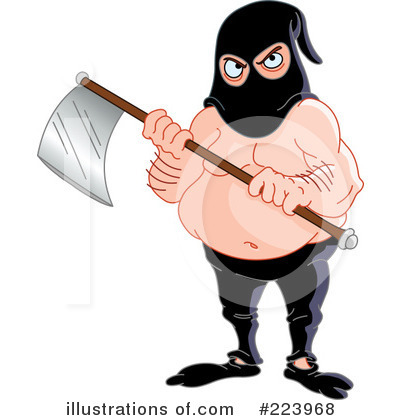 Royalty-Free (RF) Executioner Clipart Illustration by yayayoyo - Stock Sample #223968