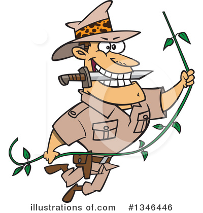Royalty-Free (RF) Explorer Clipart Illustration by toonaday - Stock Sample #1346446