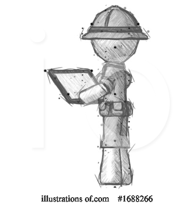 Royalty-Free (RF) Explorer Clipart Illustration by Leo Blanchette - Stock Sample #1688266
