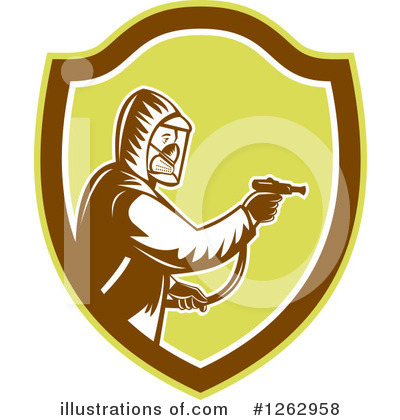 Royalty-Free (RF) Exterminator Clipart Illustration by patrimonio - Stock Sample #1262958