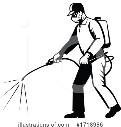 Royalty-Free (RF) Exterminator Clipart Illustration by patrimonio - Stock Sample #1718986