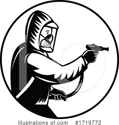 Royalty-Free (RF) Exterminator Clipart Illustration by patrimonio - Stock Sample #1719772