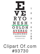 Eye Chart Clipart #93730 by Arena Creative