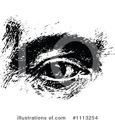 Royalty-Free (RF) Eye Clipart Illustration by Prawny Vintage - Stock Sample #1113254