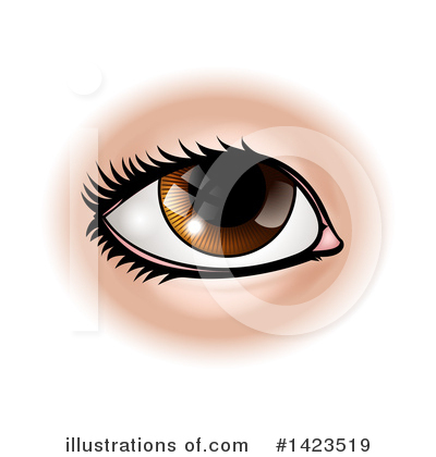 Royalty-Free (RF) Eye Clipart Illustration by AtStockIllustration - Stock Sample #1423519