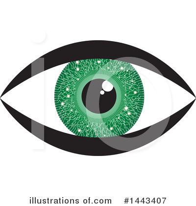 Royalty-Free (RF) Eye Clipart Illustration by ColorMagic - Stock Sample #1443407