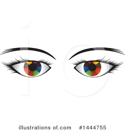 Royalty-Free (RF) Eye Clipart Illustration by ColorMagic - Stock Sample #1444755