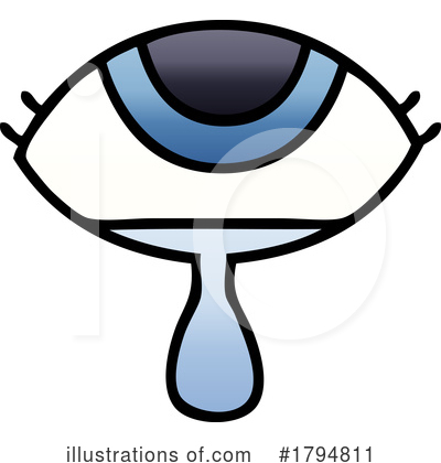 Royalty-Free (RF) Eye Clipart Illustration by lineartestpilot - Stock Sample #1794811