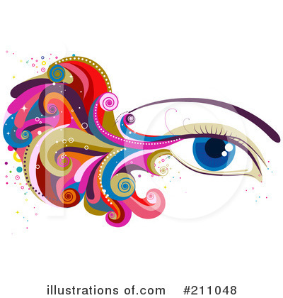 Royalty-Free (RF) Eye Clipart Illustration by BNP Design Studio - Stock Sample #211048