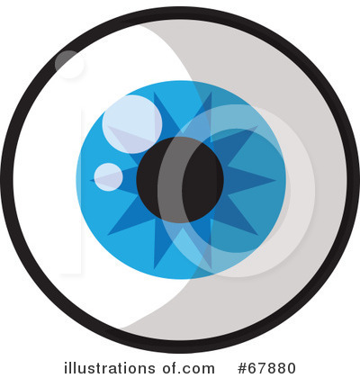 Royalty-Free (RF) Eye Clipart Illustration by Rosie Piter - Stock Sample #67880