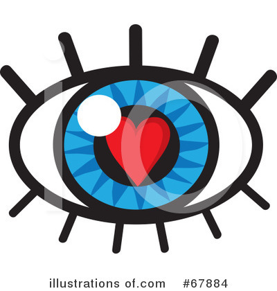 Royalty-Free (RF) Eye Clipart Illustration by Rosie Piter - Stock Sample #67884