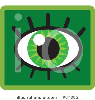 Royalty-Free (RF) Eye Clipart Illustration by Rosie Piter - Stock Sample #67885