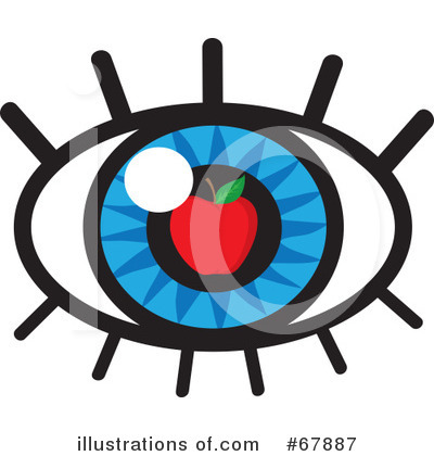 Royalty-Free (RF) Eye Clipart Illustration by Rosie Piter - Stock Sample #67887