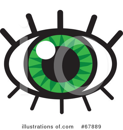 Royalty-Free (RF) Eye Clipart Illustration by Rosie Piter - Stock Sample #67889