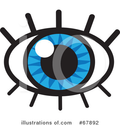 Royalty-Free (RF) Eye Clipart Illustration by Rosie Piter - Stock Sample #67892